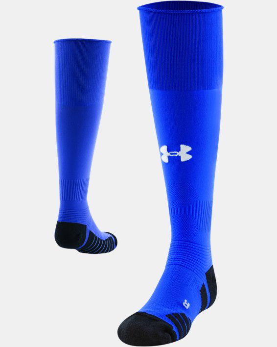 Kids' UA Soccer Over-The-Calf Socks, Blue, pdpMainDesktop image number 0